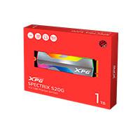 UNIDAD DE ESTADO SOLIDO SSD INTERNO XPG SPECTRIX 1TB S20G M.2 2280 NVME PCIE 3X4 LECT.2500 ESCRIT.1800 MBS 3DNAND PC MINIPC CON DISIPADOR GAMER RGB (ASPECTRIXS20G-1T-C) UNIDAD DE ESTADO SOLIDO SSD INTERNO XPG SPECTRIX 1TB S20G M.2 2280 NVME PCIE 3X4 LECT.2500 ESCRIT.1800 MBS 3DNAND PC MINIPC CON DISIPADOR GAMER RGB (ASPECTRIXS20G-1T-C)